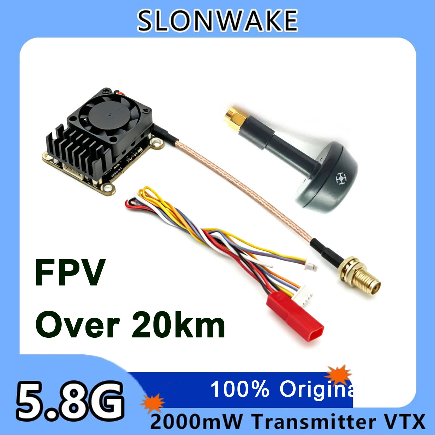 새로운 업그레이드 5.8Ghz 2W 조절 가능 FPV  - Fpv Drone Transmitter 리뷰 및 가격